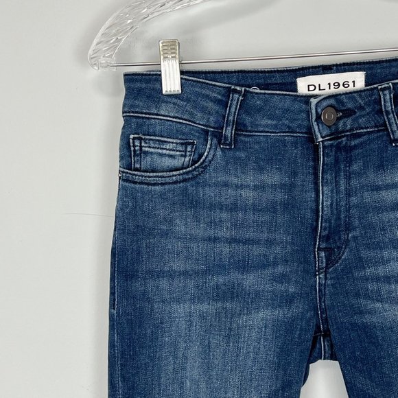 DL1961 Womens Florence Skinny Mid Rise Crop Instasculpt Jeans Stranded size 26 - Picture 6 of 15